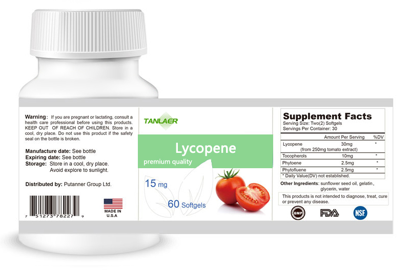 Lycopene softgels