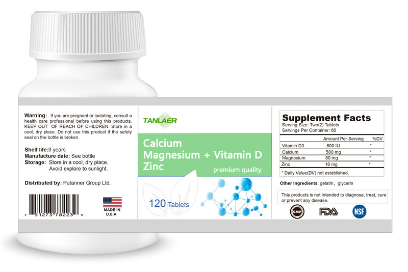 Calcium+Magnesium + Vitamin D+Zinc